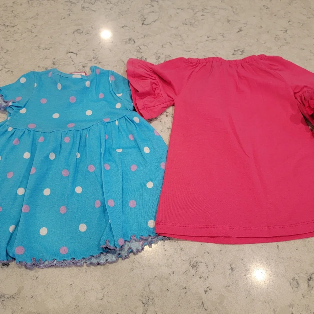 Ruffle Girl Tops/ Dress BUNDLE 12-18 Months NWT!